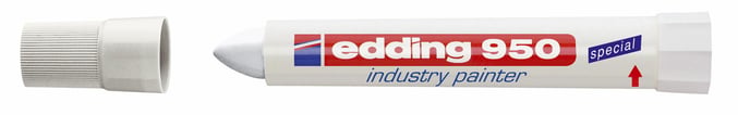Marker Edding 950 permanent hvid 10mm