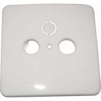Dækplade AD 23, 80 x 80 mm, hvid
