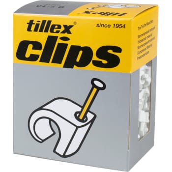 Clips 7-10/25 mm hvid (400)