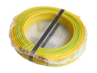 Installationsledning H07Z1-U HF 1G1,5 gul/grøn  R-100