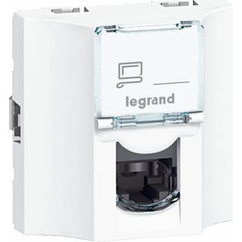 Mosaic Bagsidestik RJ45 Kat.6 UTP Hvid