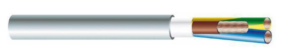 Installationskabel Superflex Dca 90 HF grå 1G25 T500