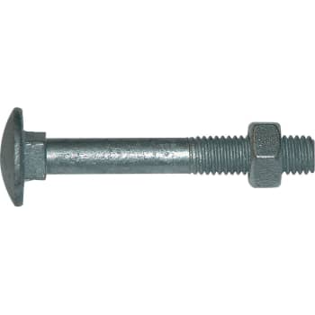Bræddebolt med møtrik, varmforzinket, M12 x 160 mm, 10 stk.