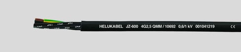 Styrekabel OZ-600 4x0,75 afmål