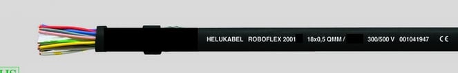 Robotkabel ROBOFLEX 2001 8G1.5 afmål