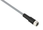 Følerkabel PVC M8 4-pin hun lige 5 meter XZCPV0941L5