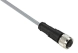 Følerkabel PVC M12 4-pin hun lige 5 meter XZCPV1141L5