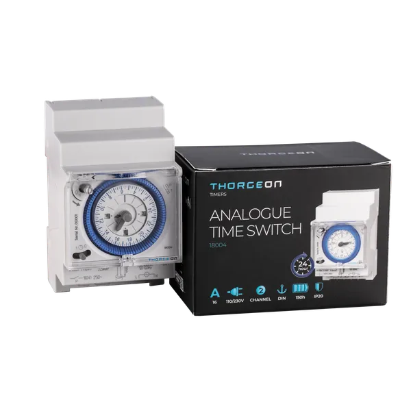 Analog tidskontakt 2-kanals THORGEON