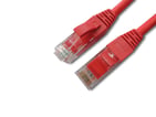 Patchkabel Kat. 5E UTP 0,5M LSZH Rød