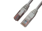 Patchkabel Kat. 5E UTP 1M LSZH Grå
