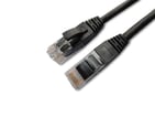 Patchkabel Kat. 5E UTP 1M LSZH Sort