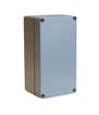 Monteringskasse aluminium 120x220x91mm (BxLxH) IK 08 IP66/IP67 NEMA type 4X grå CAD RAL 7001