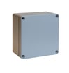 Monteringskasse aluminium 160x160x91mm (BxLxH) IK 08 IP66/IP67 NEMA type 4X grå CAD RAL 7001