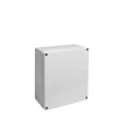 Monteringskasse ABS 210x230x100mm (BxLxH) IK 08 IP66/IP67 UL94 HB grå