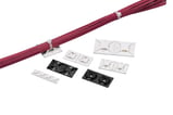 Anker med lim 19X19 sort P100