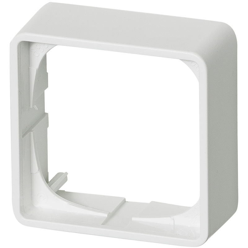 LK Fuga ramme Baseline 50 1m 21mm høj - hvid