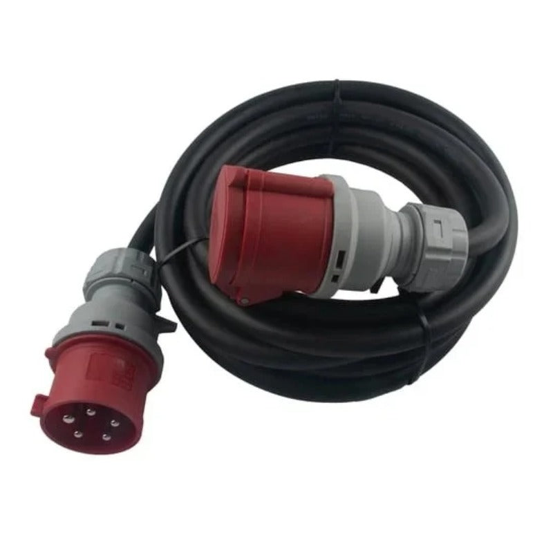 Kabelsæt 15m 5G6 CEE 5P 32A m/fasevender
