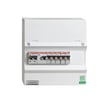 Boligtavle ABB 230 V 1 fase 1 x RCD 1 x kombi 16A 1 x kraft 4 x lys