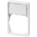 LK Fuga ramme Baseline 50 1½m m. tekstfelt - hvid