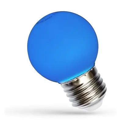 Spectrum Blå LED Dekorationspære - 1W, G45, E27, 230V, RA80