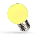 Spectrum 1W LED dekorationspære - Gul, G45, E27, 230V, RA80