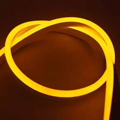 Gul 8x16 Neon Flex LED - 8W pr. meter, IP67, 230V
Gul 8x16 Neon Flex LED-strip - 8W pr. meter, vandtæt, 230V