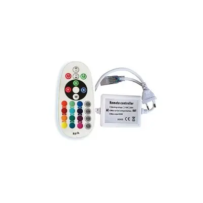 8x16 RGB controller til Neon Flex LED - Inkl. endeprop, radiostyret, 230V - Neon Flex LED 