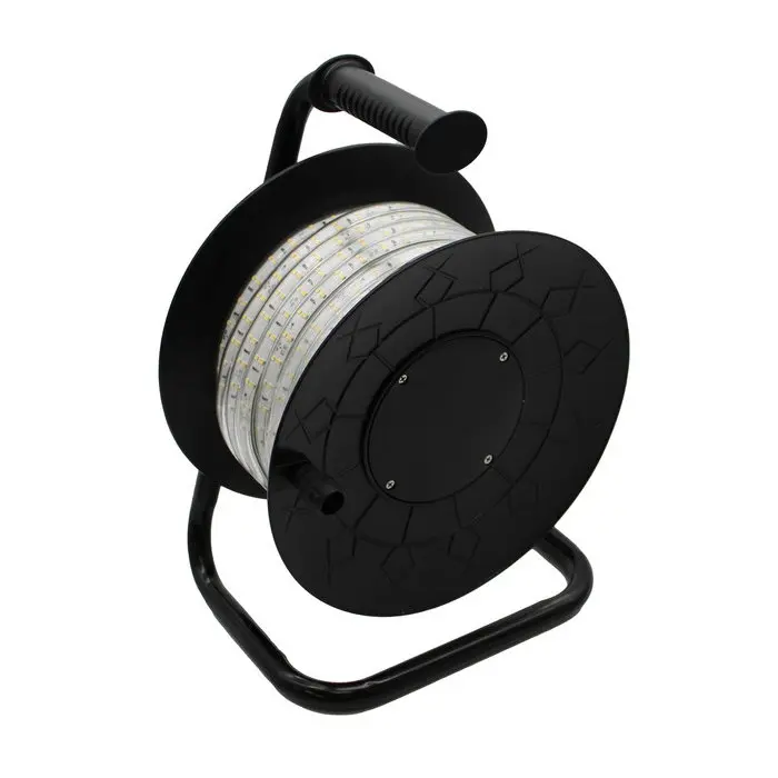 25m Arbejdslys LED strip på tromle - 230V, IP67, 120 LED/m, 9W/m, 1320 lm/m