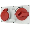 Panel monteret stik