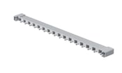 Tilslutningsbro f/PE 8 modulers gruppetavle TB08