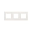 Simon 270 Icon ramme 3 modul mat hvid