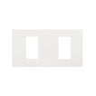 Simon 270 minima ramme 2 modul mat hvid