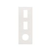 Simon 270 combi ramme 1 modul clean + 2 modul minima lodret mat hvid