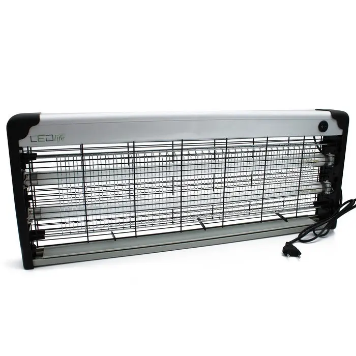 LEDlife insektlampe - 2x20W, indendørs, UV-lys, dækker ca. 150m2 - Effekt 40W
