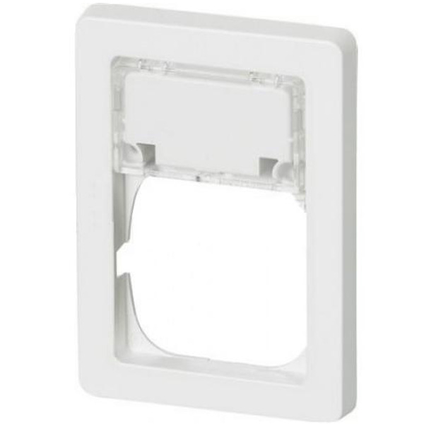 LK Fuga ramme Baseline 63 1½m m. tekstfelt - hvid