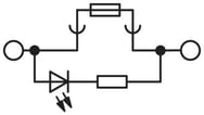 Sikringsrækkeklemme ST 4-FSI/C-LED 24