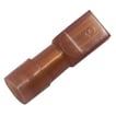 Helisol. ABIKO spademuffe KA1503FLSF5-PB 0,5-1,5mm2 2,8x0,5 Rød