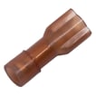 Helisol. ABIKO spademuffe KA1505FLSF8-PB 0,5-1,5mm2 4,8x0,8 Rød