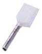 Isoleret dobbelt terminalrør hvis 2x0,5mm2 L=8mm