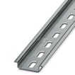 DIN-skinne NS35/7,5 med huller 5,2*18 mm forzinket L=2m