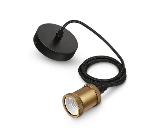 Philips LED Pendel E27 (Max 40W) Guld
