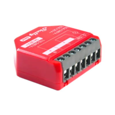 Shelly 1PM Gen4 - WiFI & Zigbee relæ med effektmåling (24VDC/230VAC)
