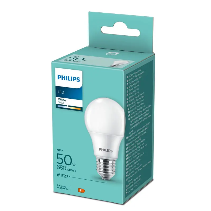 Philips LED 7W (50W) E27 3000K 680lm Mat