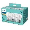 Philips LED 8W (60W) E27 2700K 806lm Mat 6-pak