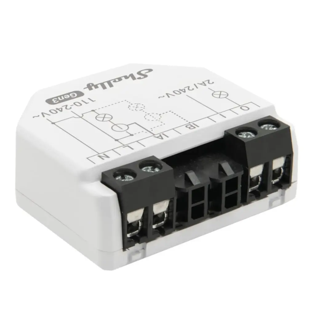 Shelly EM Gen3 + 50A CT - WiFi 1-faset energimåler 50A