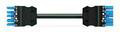 Mellemkabel 2M HF Eca Hunstik/hanstik 5-polet 2,5 mm2 blå