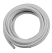 Plastledning rund 5meter med jord hvid