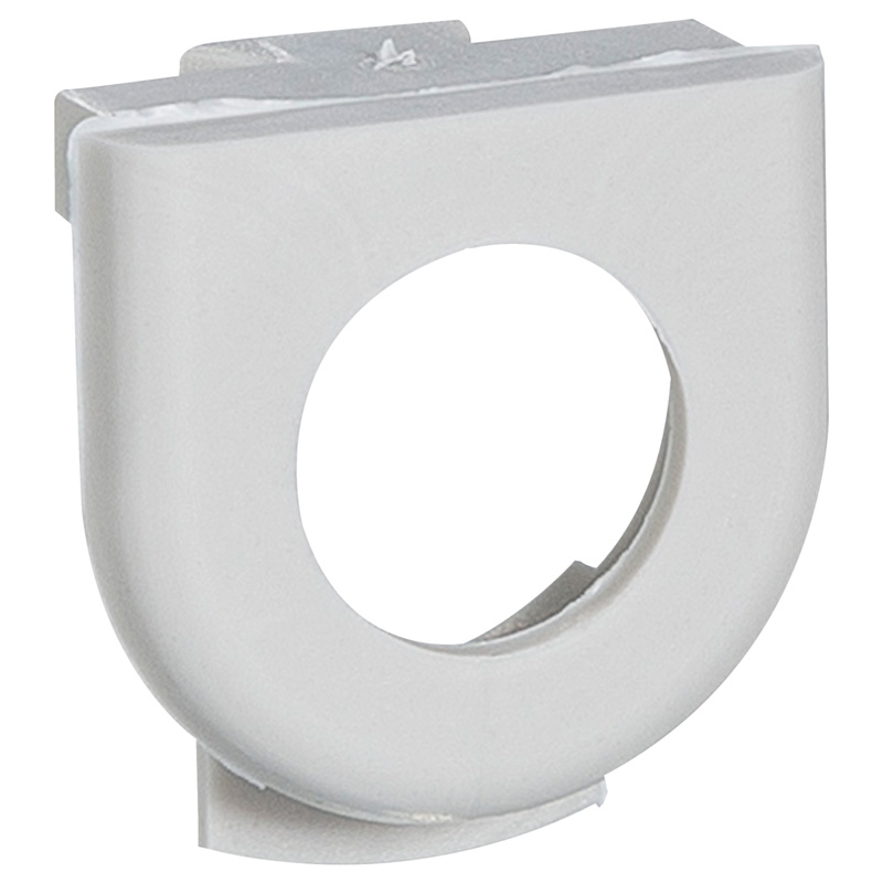 Plasttylle for rund kabel lysegrå