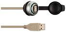 Gennemføring USB 3.0 form A 0,6m MSDD