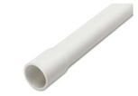 16MM (5/8") PLASTRØR STIVE HALOGENFRI MED MUFFE 750N LYSGRÅ L=3M